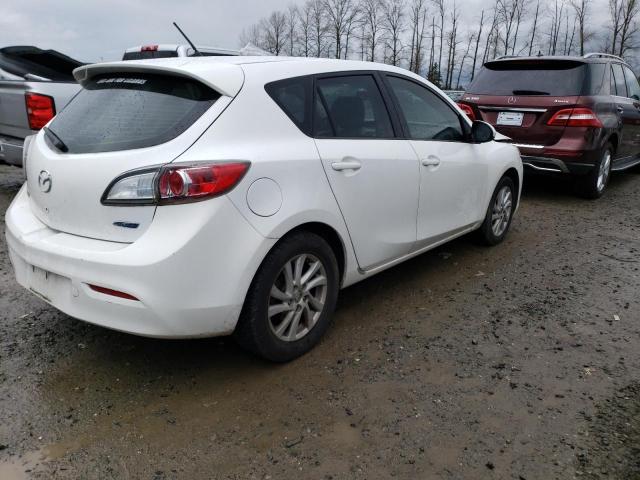 JM1BL1L72C1537174 - 2012 MAZDA 3 I WHITE photo 3