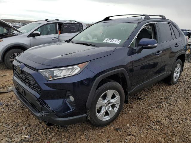 JTMP1RFV5MD532152 - 2021 TOYOTA RAV4 XLE BLUE photo 1