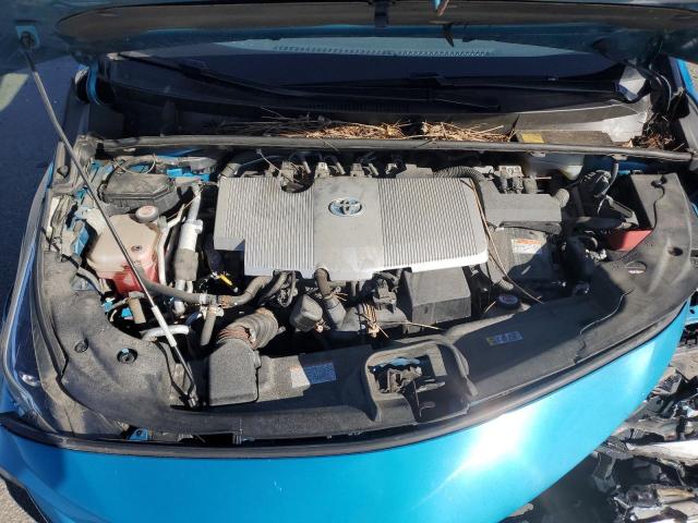 JTDKARFP5H3040230 - 2017 TOYOTA PRIUS PRIM BLUE photo 11
