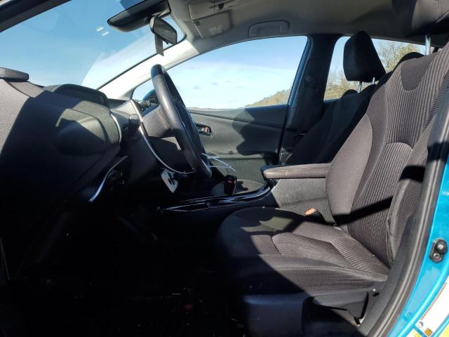 JTDKARFP5H3040230 - 2017 TOYOTA PRIUS PRIM BLUE photo 7