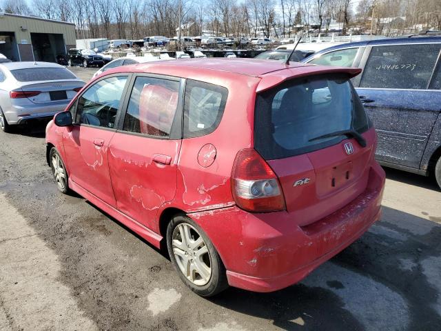 JHMGD37677S007684 - 2007 HONDA FIT S 红色 照片 2