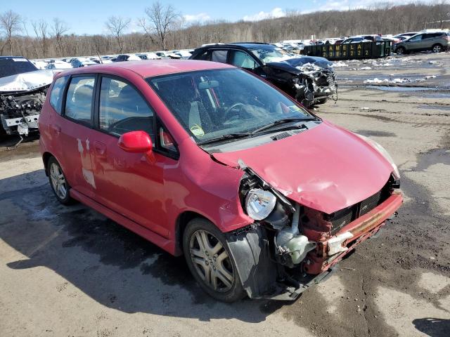 JHMGD37677S007684 - 2007 HONDA FIT S 红色 照片 4