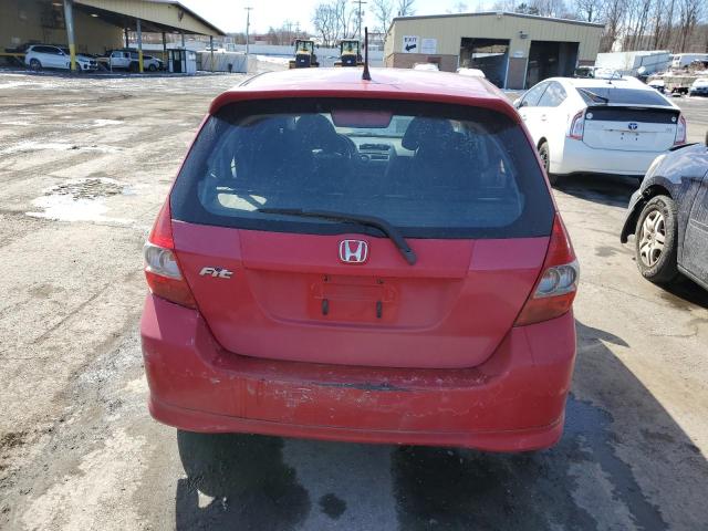JHMGD37677S007684 - 2007 HONDA FIT S 红色 照片 6