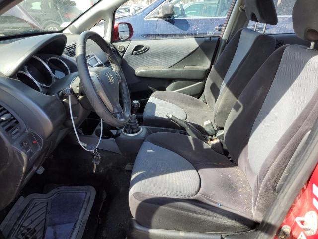 JHMGD37677S007684 - 2007 HONDA FIT S 红色 照片 7