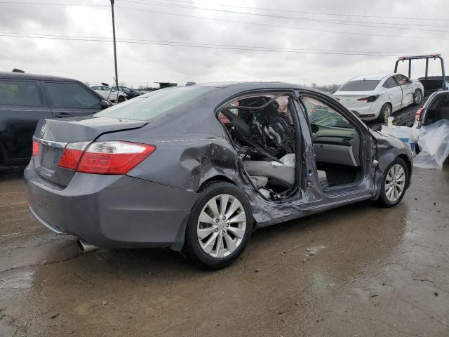 1HGCR2F89DA233582 - 2013 HONDA ACCORD EXL GRAY photo 3