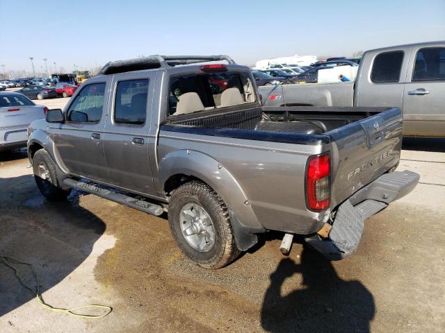 1N6ED27TX4C481284 - 2004 NISSAN FRONTIER CREW CAB XE V6 GRAY photo 2