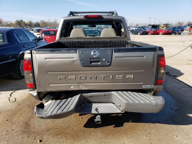 1N6ED27TX4C481284 - 2004 NISSAN FRONTIER CREW CAB XE V6 GRAY photo 6