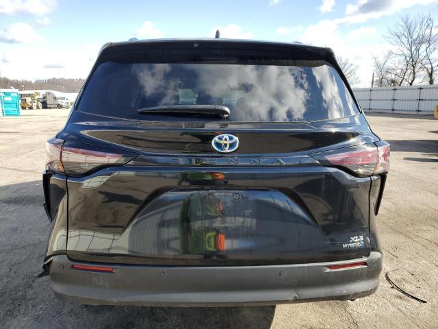 5TDYRKEC1PS156918 - 2023 TOYOTA SIENNA XLE BLACK photo 6