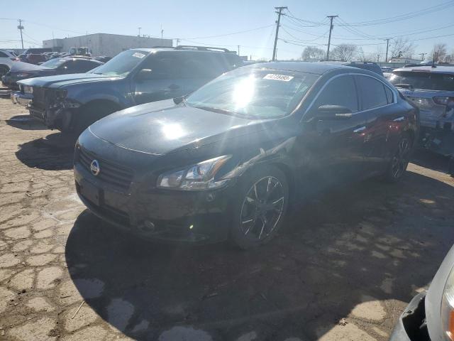 1N4AA5APXCC805474 - 2012 NISSAN MAXIMA S BLACK photo 1