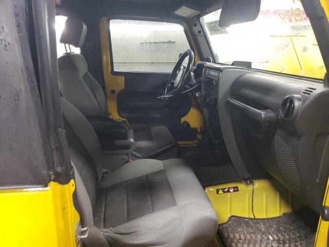 1J4FA24168L627229 - 2008 JEEP WRANGLER X YELLOW photo 10