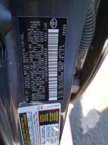 4T1BK3DB1BU428859 - 2011 TOYOTA AVALON BASE 灰色 照片 13