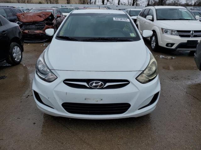 KMHCT4AE8EU683289 - 2014 HYUNDAI ACCENT GLS WHITE photo 5