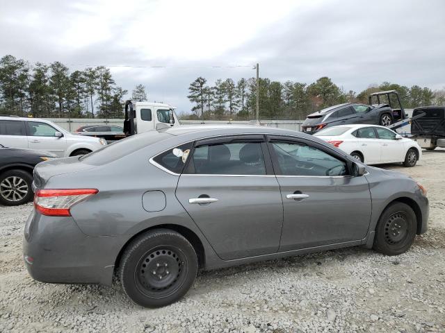 3N1AB7AP1FY313093 - 2015 NISSAN SENTRA S GRAY photo 3