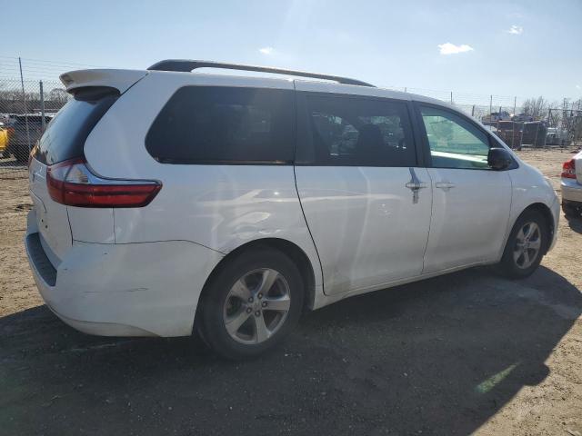 5TDKZ3DC3HS856549 - 2017 TOYOTA SIENNA LE WHITE photo 3