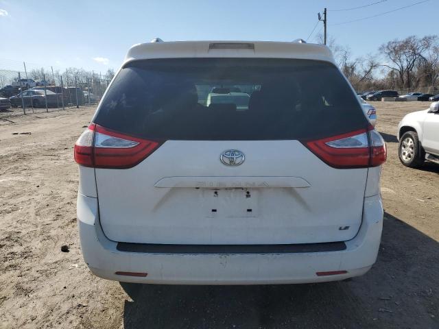 5TDKZ3DC3HS856549 - 2017 TOYOTA SIENNA LE WHITE photo 6