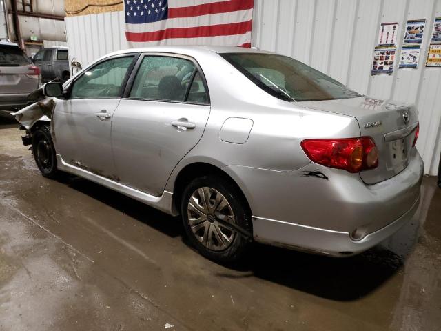 1NXBU40E09Z098643 - 2009 TOYOTA COROLLA BASE SILVER photo 2