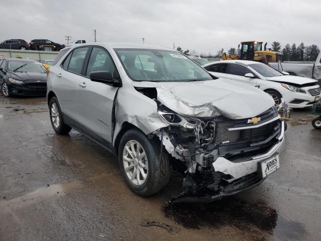 3GNAXHEV2MS149356 - 2021 CHEVROLET EQUINOX LS SILVER photo 4