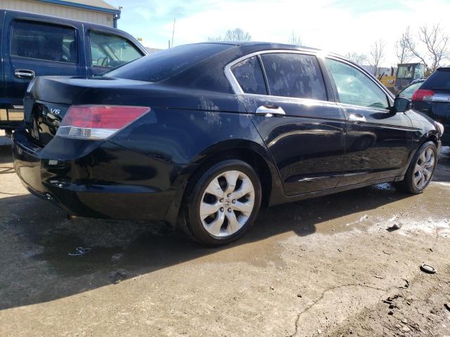 1HGCP36738A011435 - 2008 HONDA ACCORD EX BLACK photo 3