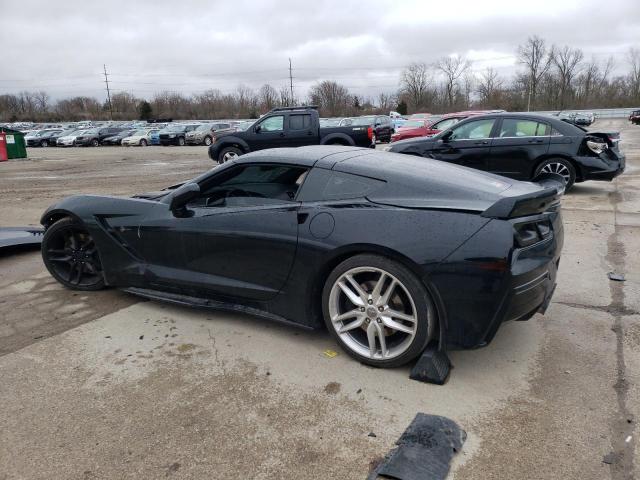 1G1YH2D72E5127138 - 2014 CHEVROLET CORVETTE STINGRAY Z51 1LT BLACK photo 2