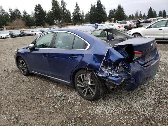 4S3BNAS69H3057681 - 2017 SUBARU LEGACY SPORT BLUE photo 2