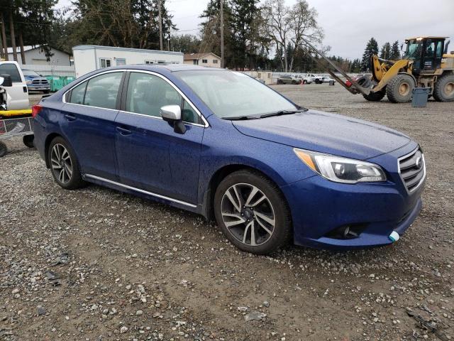 4S3BNAS69H3057681 - 2017 SUBARU LEGACY SPORT BLUE photo 4