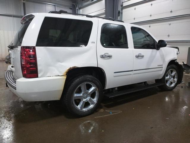 1GNSKCE06DR168733 - 2013 CHEVROLET TAHOE K1500 LTZ WHITE photo 3