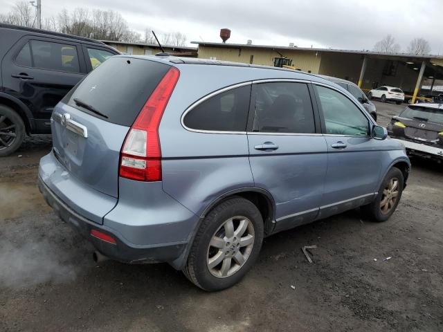 5J6RE48798L043354 - 2008 HONDA CR-V EXL BLUE photo 3