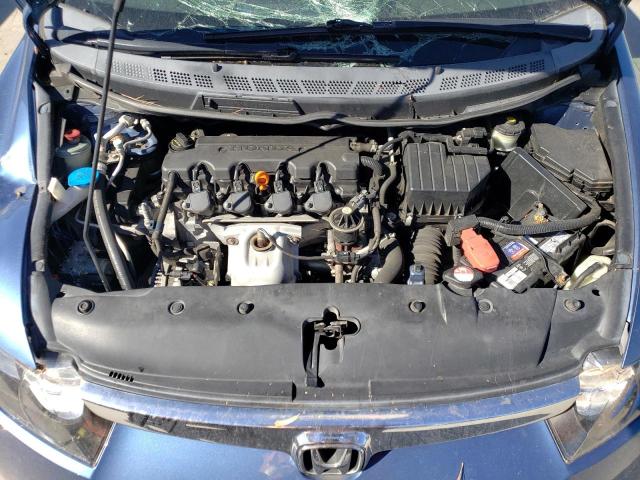 JHMFA16516S000116 - 2006 HONDA CIVIC LX BLUE photo 11