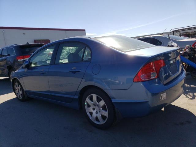 JHMFA16516S000116 - 2006 HONDA CIVIC LX BLUE photo 2