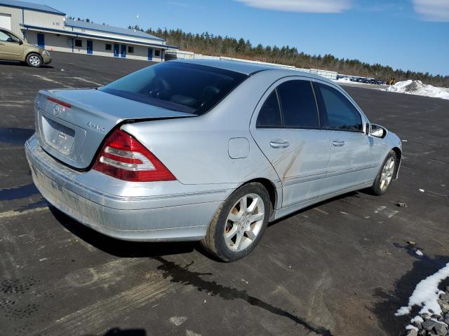 WDBRF92H17F916317 - 2007 MERCEDES-BENZ C 280 4MATIC SILVER photo 3