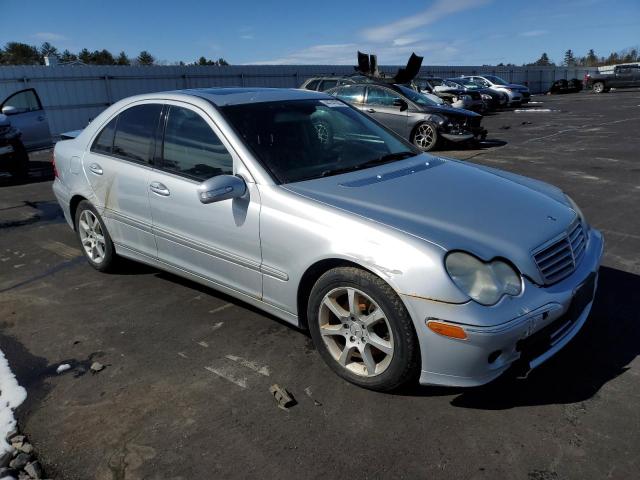 WDBRF92H17F916317 - 2007 MERCEDES-BENZ C 280 4MATIC SILVER photo 4