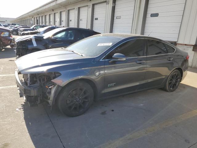 3FA6P0PU3JR183352 - 2018 FORD FUSION SE PHEV GRAY photo 1