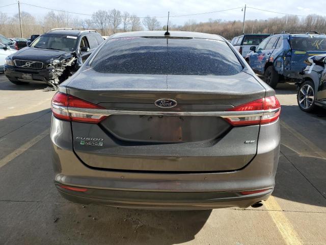 3FA6P0PU3JR183352 - 2018 FORD FUSION SE PHEV GRAY photo 6