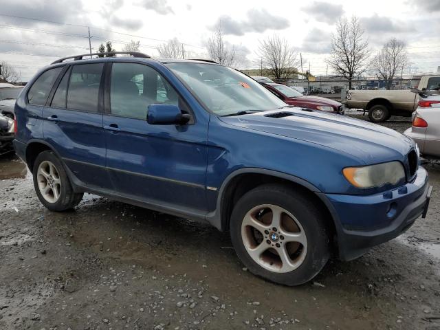 5UXFA53582LP53187 - 2002 BMW X5 3.0I BLUE photo 4