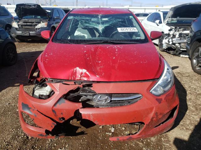 KMHCT4AE0FU873346 - 2015 HYUNDAI ACCENT GLS RED photo 5