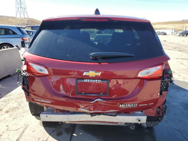 3GNAXUEV0KL201518 - 2019 CHEVROLET EQUINOX LT RED photo 6