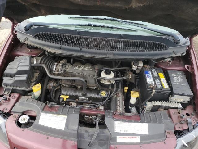 1C8GJ45323B134571 - 2003 CHRYSLER VOYAGER LX BURGUNDY photo 12