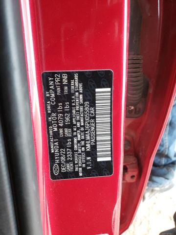 KMHLM4AJ6PU055809 - 2023 HYUNDAI ELANTRA BLUE RED photo 13