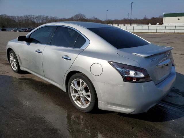 1N4AA5AP2DC843525 - 2013 NISSAN MAXIMA S SILVER photo 2