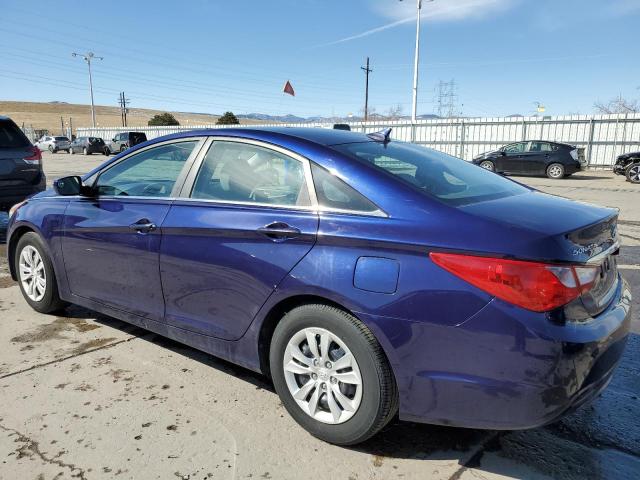 5NPEB4AC9BH037926 - 2011 HYUNDAI SONATA GLS BLUE photo 2