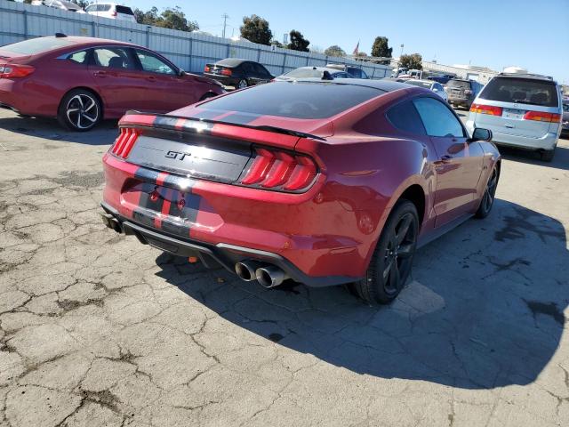 1FA6P8CF6M5143456 - 2021 FORD MUSTANG GT RED photo 3