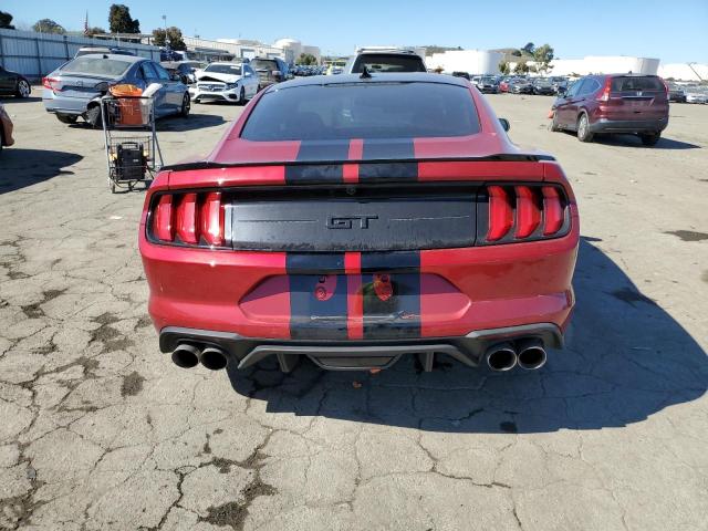 1FA6P8CF6M5143456 - 2021 FORD MUSTANG GT RED photo 6