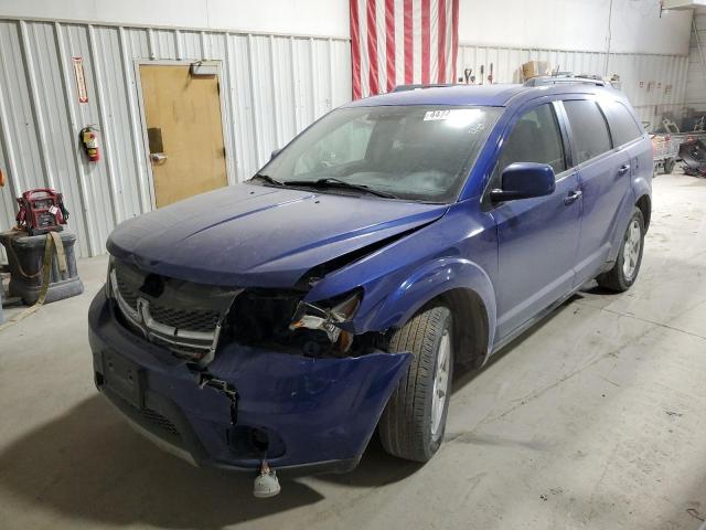 3C4PDCBG7CT297256 - 2012 DODGE JOURNEY SXT BLUE photo 1