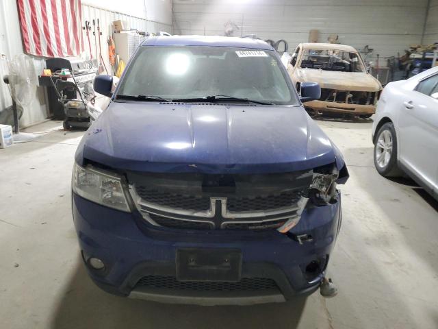 3C4PDCBG7CT297256 - 2012 DODGE JOURNEY SXT BLUE photo 5