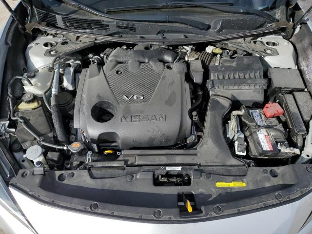 1N4AA6AV2KC375667 - 2019 NISSAN MAXIMA S SILVER photo 11