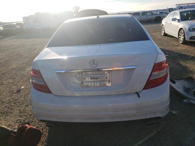 WDDGF5EB7AR108297 - 2010 MERCEDES-BENZ C 300 WHITE photo 6