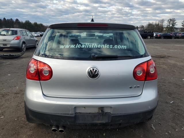 WVWBR71K67W242774 - 2007 VOLKSWAGEN RABBIT SILVER photo 6