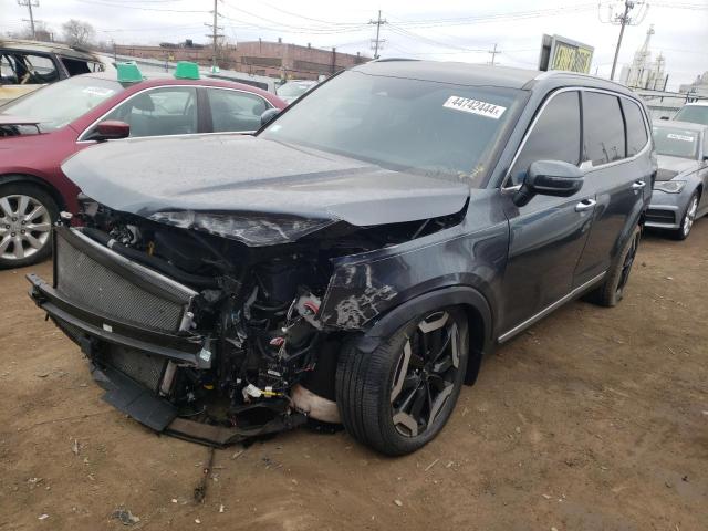 5XYP64GC0PG352469 - 2023 KIA TELLURIDE S GRAY photo 1