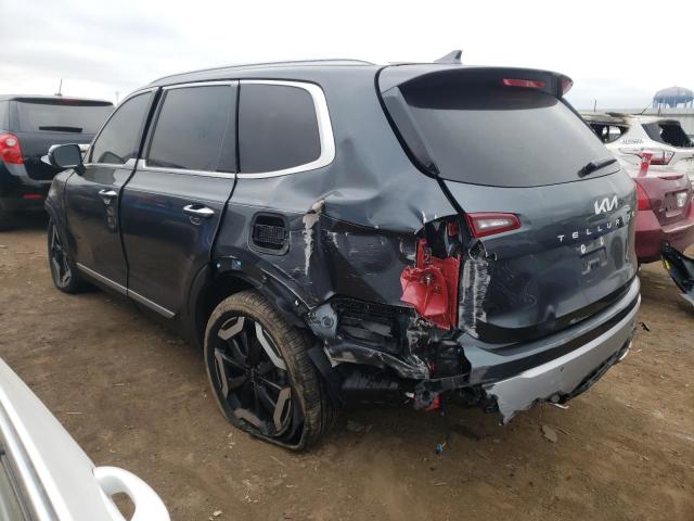 5XYP64GC0PG352469 - 2023 KIA TELLURIDE S GRAY photo 2