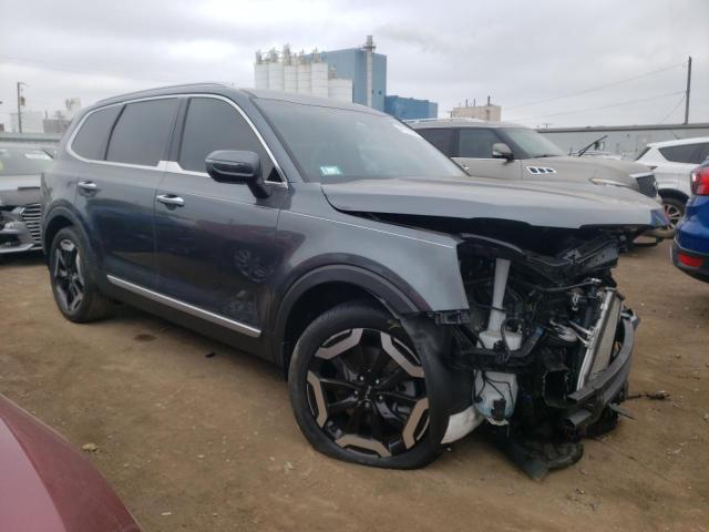 5XYP64GC0PG352469 - 2023 KIA TELLURIDE S GRAY photo 4